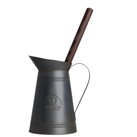 REDECKER Nylon Toilet Brush w/ Oiled Thermowood Handle-8"L x 5.75" W x 14.25" H - Picture 1 of 6